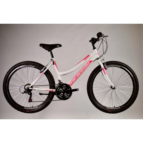 TransMontana MTB kerékpár 1.0 Revo női fehér/pinklila 15