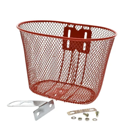 Kosár gyerek fém sűrűsz. piros fix