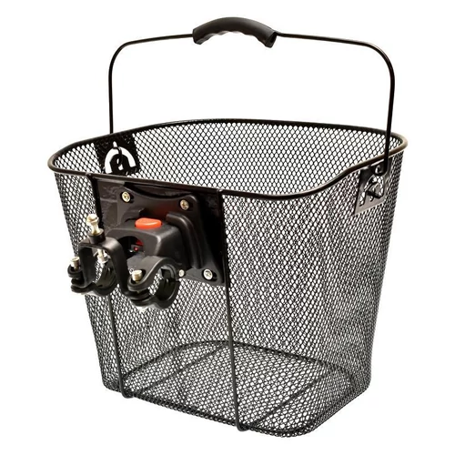 Kosár első fém adapteres fekete kormányra AKCIÓS