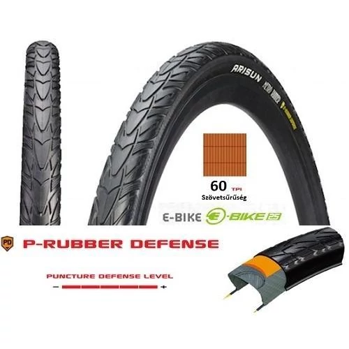 Köpeny 26×1,75 ARISUN METRO RUNNER P Defense 5mm