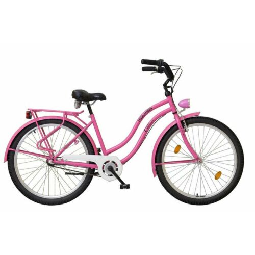 Kp Koliken 26" Cruiser komfort N3 női városi kerékpár ciklámen
