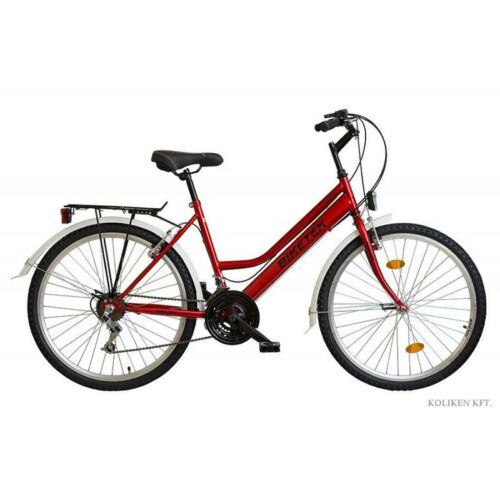 Kp Koliken 26" Biketek Oryx női városi kerékpár piros