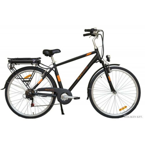 Kp Koliken 28" Pedelec City 6000 E-bike ffi elektromos városi kerékpár fekete