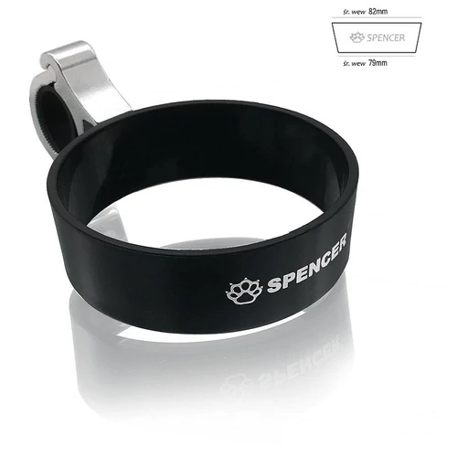 Pohártartó alu fekete SPENCER