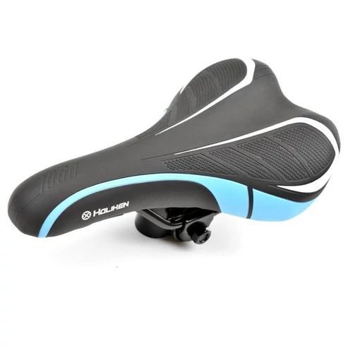 Nyereg gyerek fekete/kék 235x135