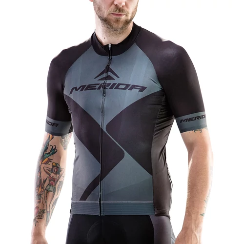 Mez MERIDA RHOMBE DESIGN rövid 435 fekete végig cipzár - Rombusz Design