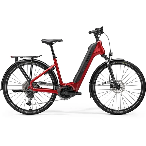 MERIDA eFLOAT CITY 600 EQ I2 SÖTÉTEPER/SZÜRKE