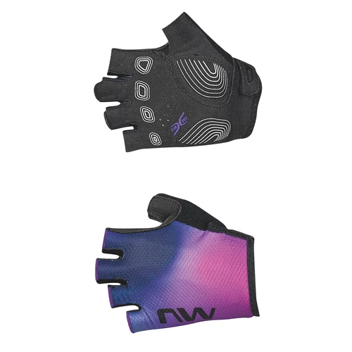 Kesztyű NORTHWAVE ACTIVE WMN NŐI RÖVID FEKETE/SZÍNVÁLTÓS