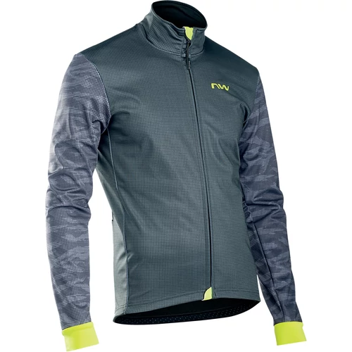 Dzseki NORTHWAVE téli BLADE TP FEKETE/SZÜRKE/FLUO SÁRGA