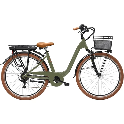 ADRIATICA E2 28" e-bike női FEKETE