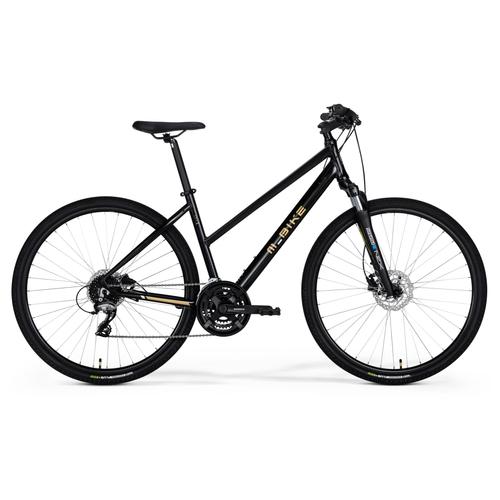 M-BIKE CRS-15D női, fekete, arany fekete, arany (matt), 44CM