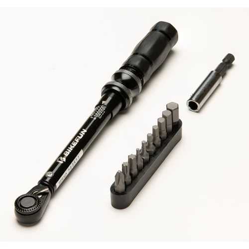 Szerszám BIKEFUN NYOMATÉKKULCS készlet, 2-24 Nm, +10 bit