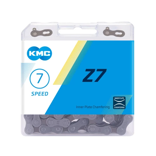 Lánc KMC Z7 7 speed MTB 1/2 x 3/32 114 (Z50)