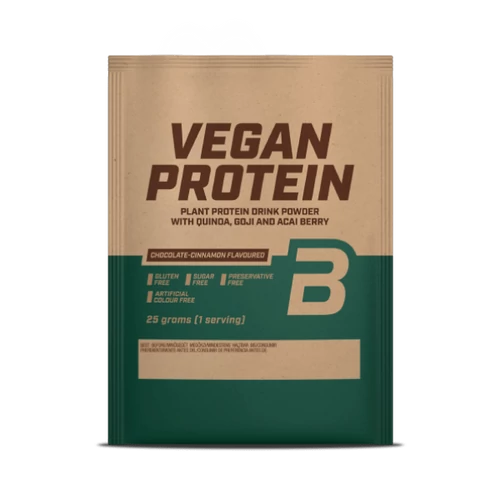 Vegan Protein, fehérje vegánoknak - 25 g csokoládé-fahéj