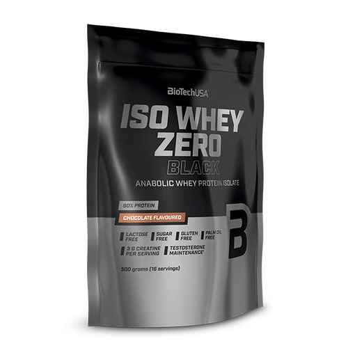Iso Whey Zero Black tejsavófehérje-izolátum alapú italpor - 500 g vanilia