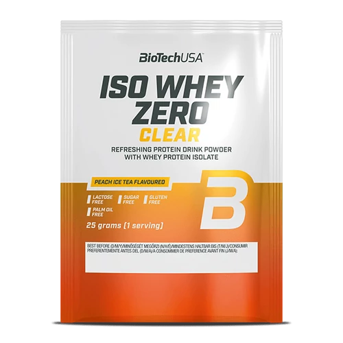 Iso Whey Zero Clear - 25 g barackos ice tea 10 db/csomag