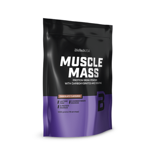 Muscle Mass szénhidrát- és fehérjetartalmú italpor - 1000 g csokoládé