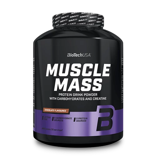 Muscle Mass szénhidrát- és fehérjetartalmú italpor - 4000 g vanilia