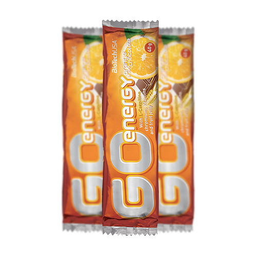 Go Energy - 40 g étcsokoládés-narancs 32 db/doboz