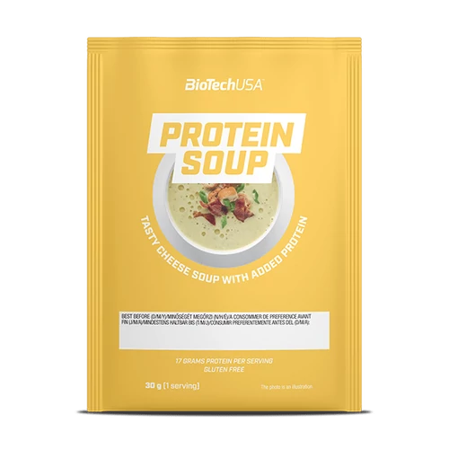 Protein Soup sajt ízesítésű, fehérjében gazdag levespor - 30 g