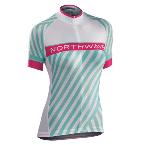 Mez NORTHWAVE LOGO3 WMN női rövid M fehér/zöld