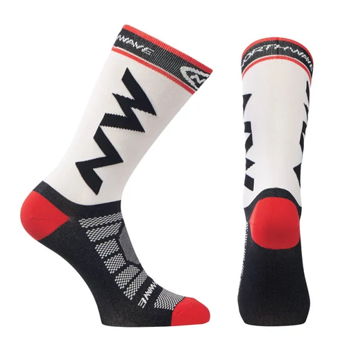 Zokni NORTHWAVE EXTREME LIGHT PRO S (36-39) fehér-fekete-piros MINTA