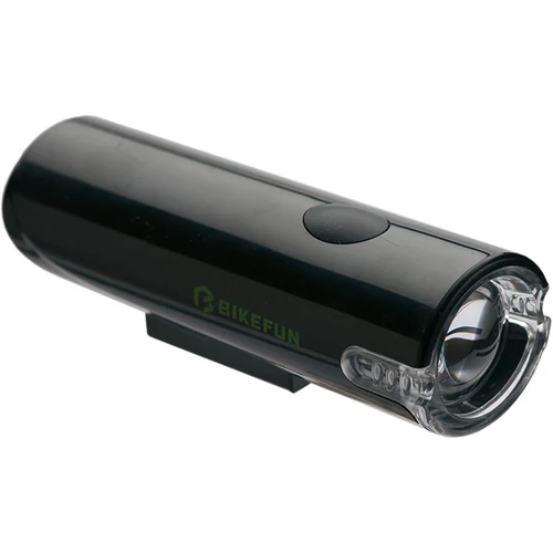 Lámpa BIKEFUN TWIN első 1W fehér LED, 2 funkció, fekete - JY-345B