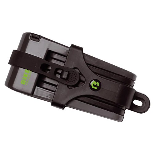 Lakat BIKEFUN X-SAFE folding 70 cm, tartóval, fekete - X-1-BF