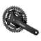 Suntour hajtómu mtb alu. 22/32/42t 170 prowheel mpe-401 fekete tengelyhossz 124,5mm