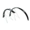 Sárvédő BIKEFUN MTB aluplastic fekete 58 mm, 26&quot; - BFU025