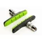 Fékpofa BIKEFUN MTB 72 mm menetes fekete/zöld - MTB-945V-BKGRN