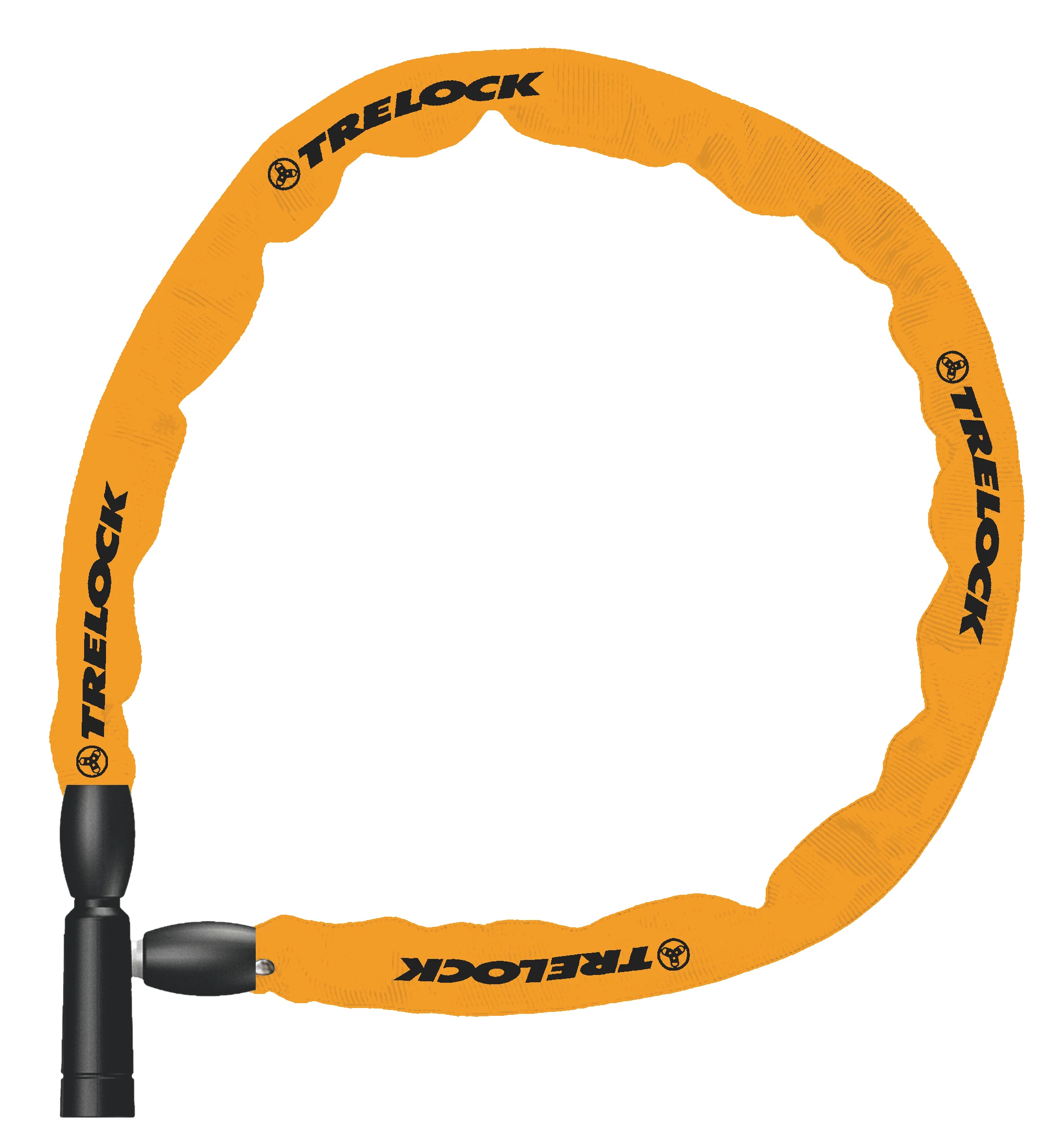 Trelock BC 115 kulcsos láncos zár [narancs, 60 cm]