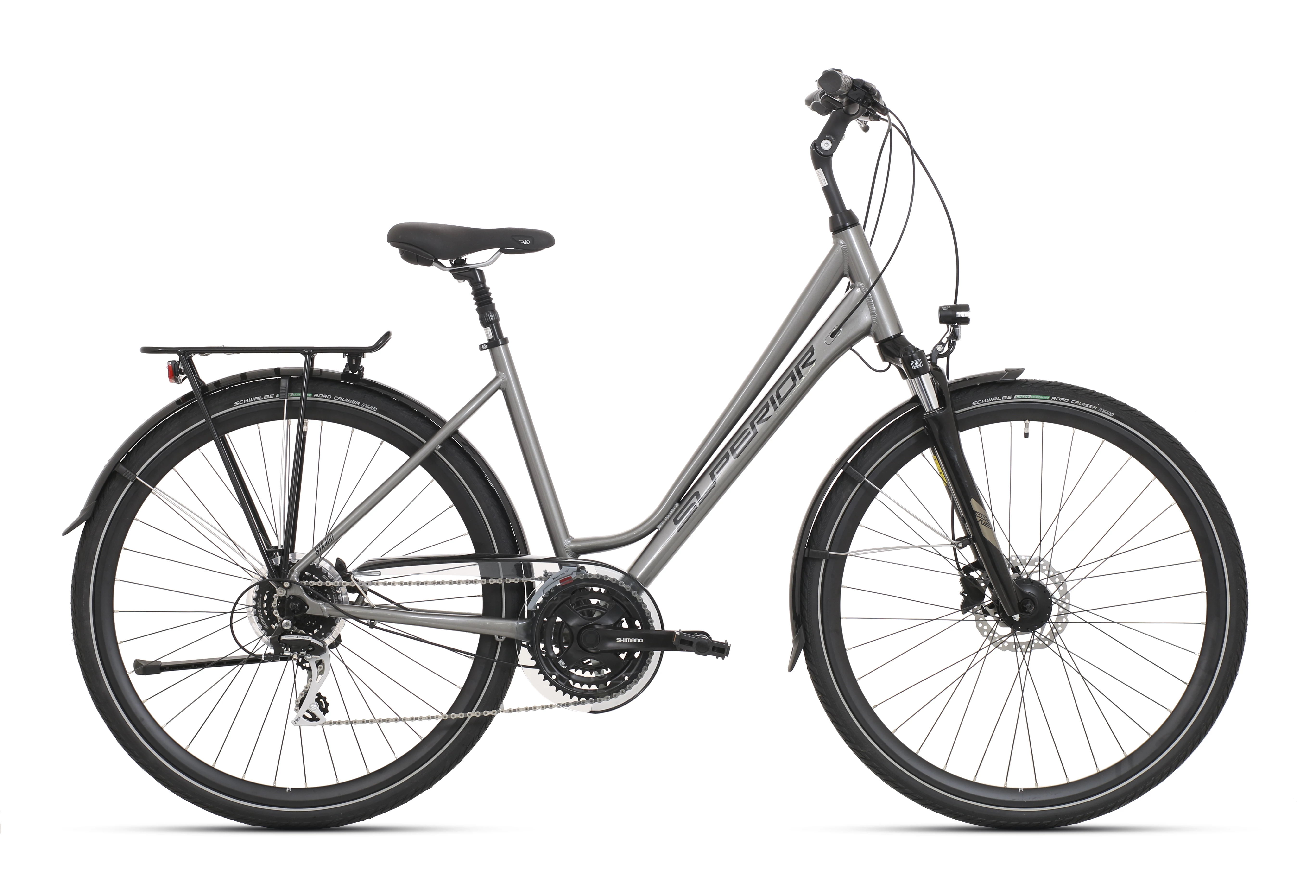 Superior STK 400 L trekking kerékpár [48 cm, fényes barna]