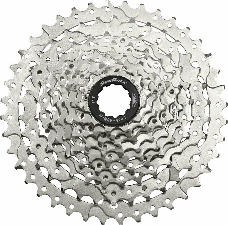 Sunrace CSM980 9 sebességes fogaskeréksor [ezüst, 11-40, Csomagolás nélküli]