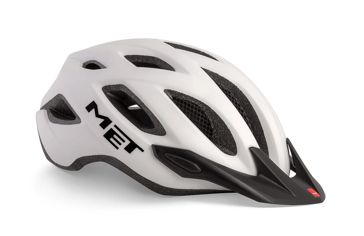 MET Crossover normál sisak [matt fehér, 52-59 cm (M)]