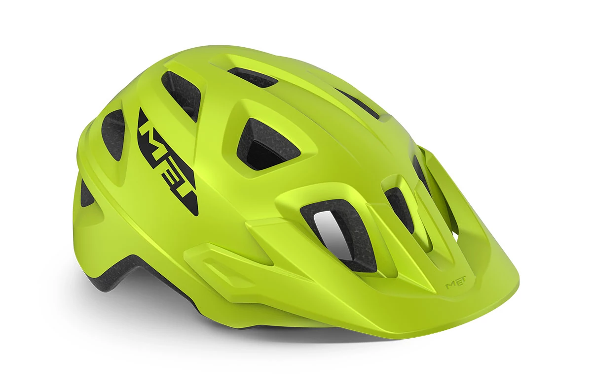 MET Echo normál sisak [matt lime-zöld, 57-60 cm (M/L)]