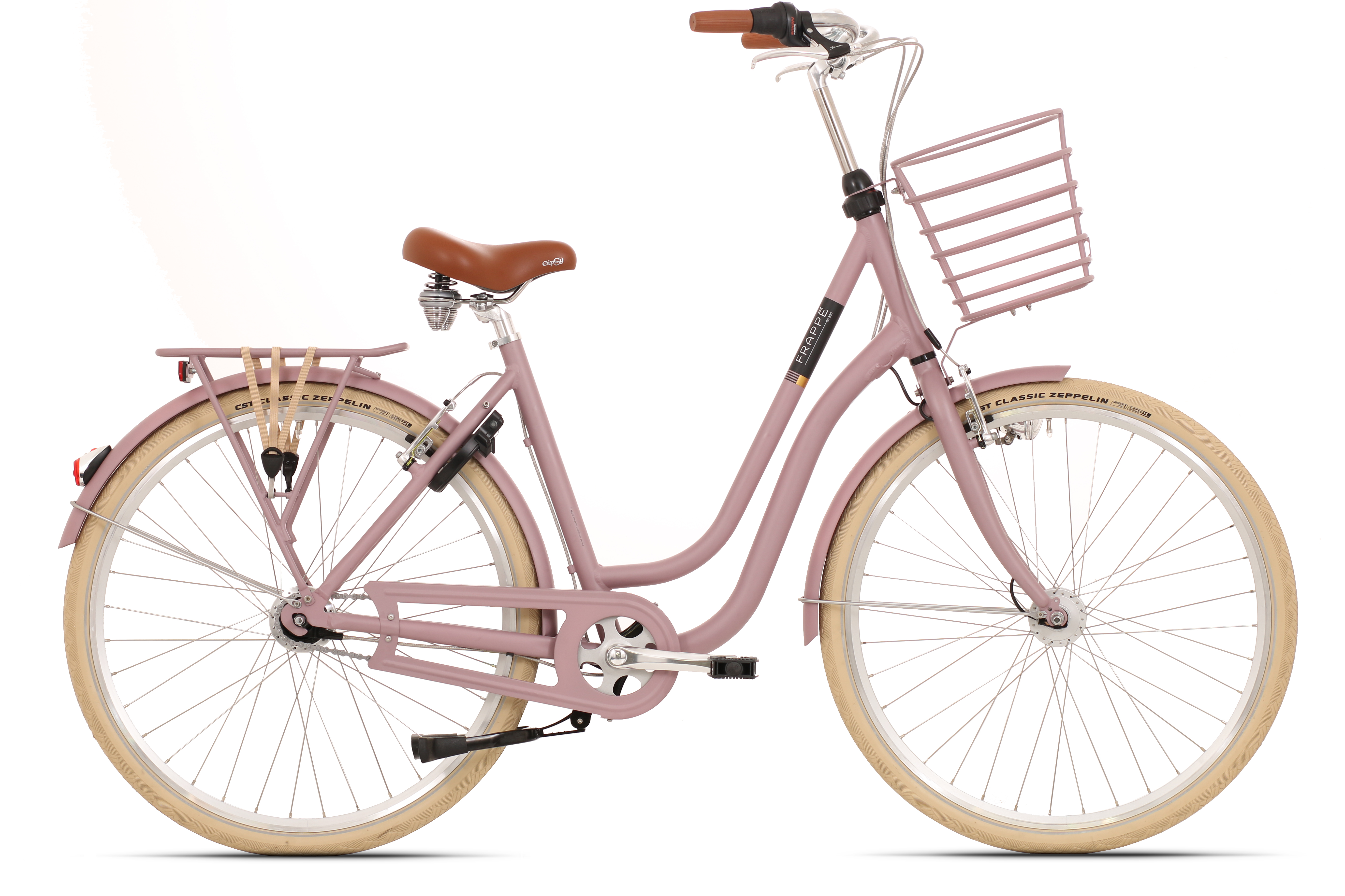 Frappé FCL 350 női városi kerékpár [45 cm, matt pink]