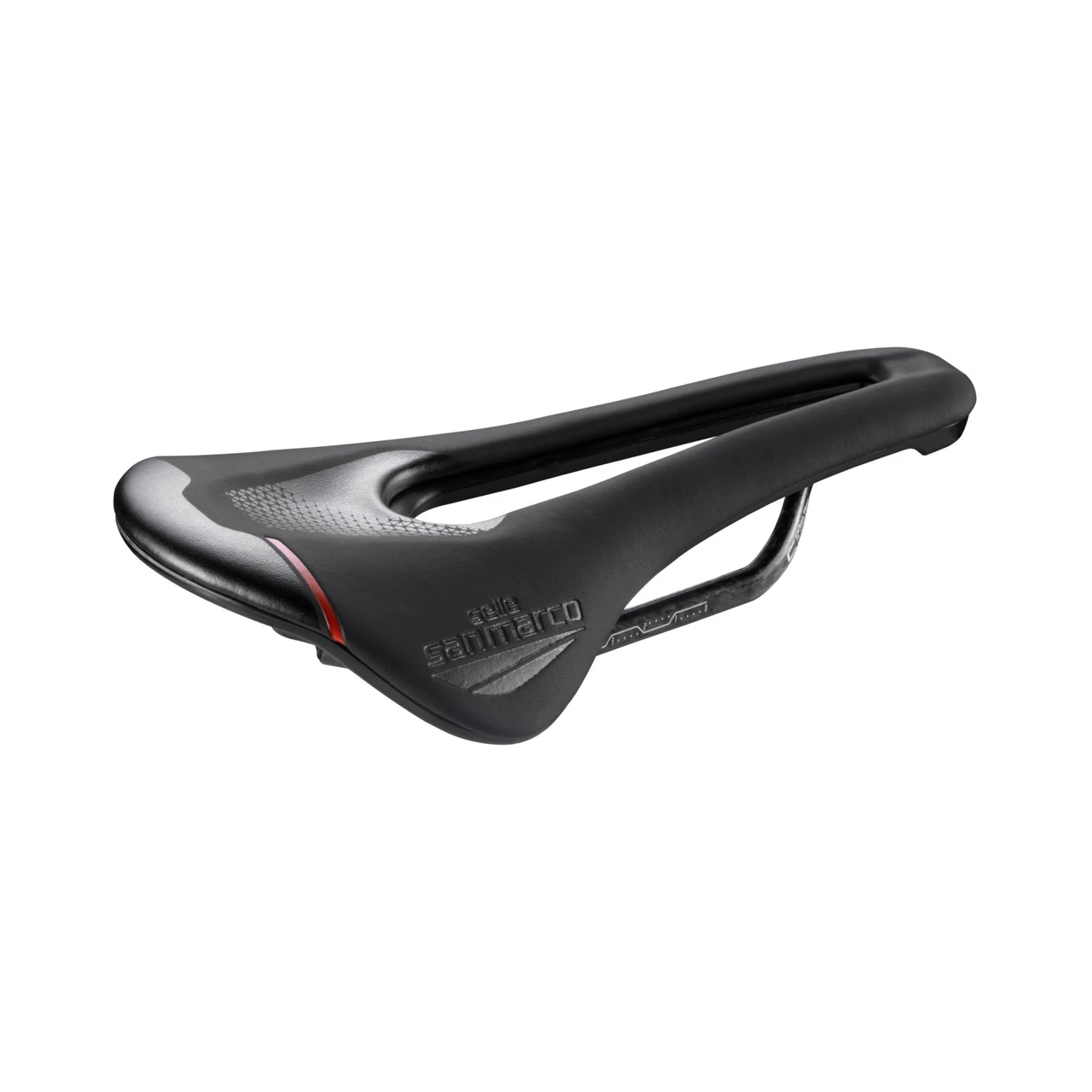 Selle San Marco Shortfit 2.0 Open-Fit Carbon Fx nyereg [140 mm, 255 mm]