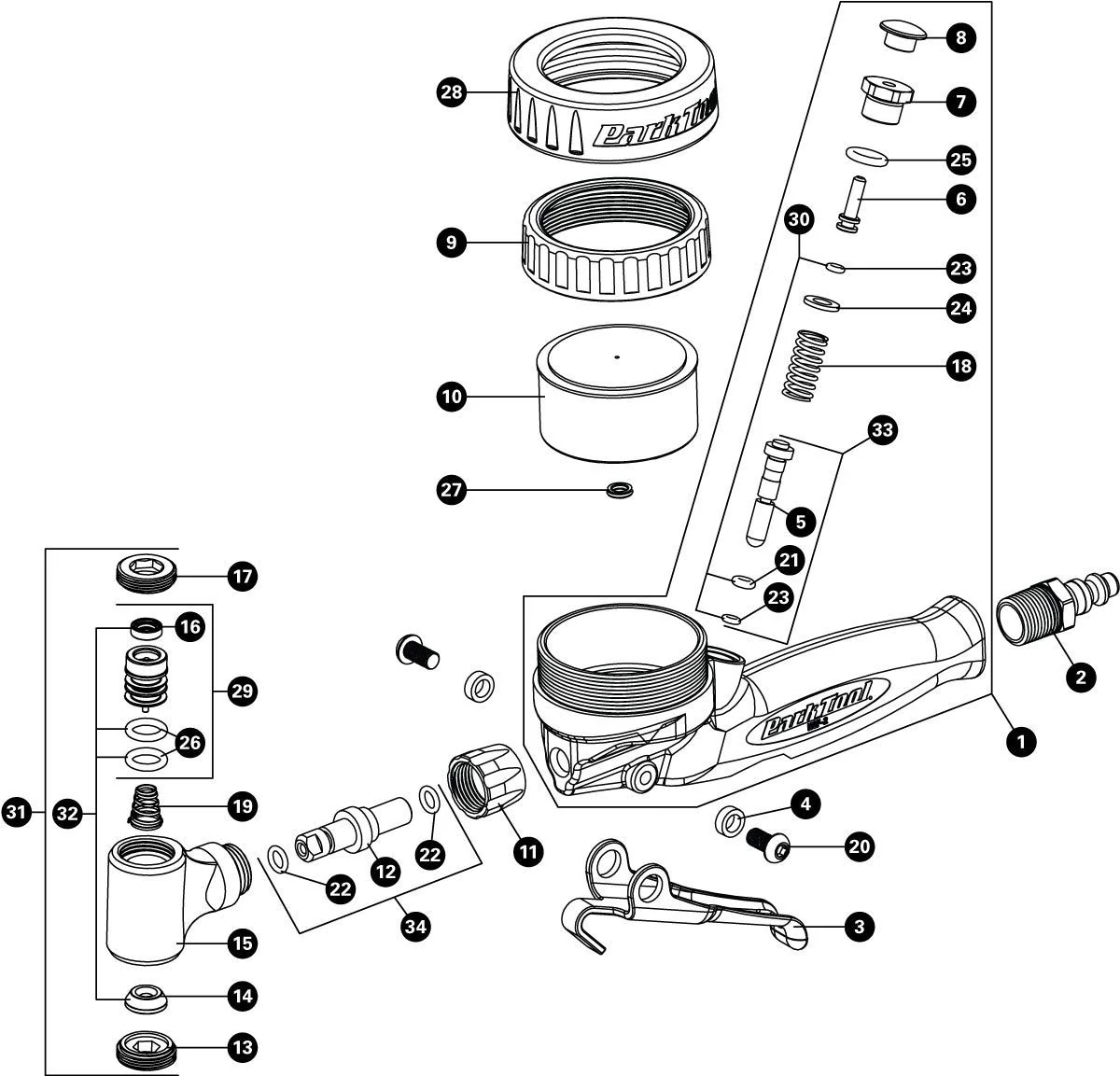 Park Tool presta szelep tömítés INF-2