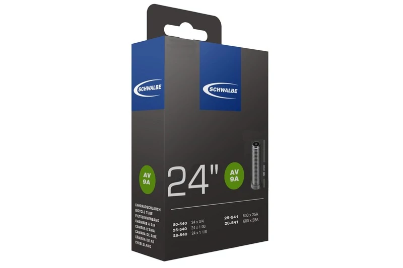 Tömlő 24x0,75-1,10 (20/28-540) schwalbe av9a - 40mm dobozos