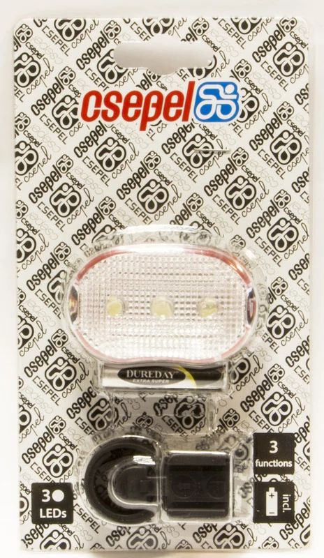 Csepel első lámpa 3 led 3 funkció