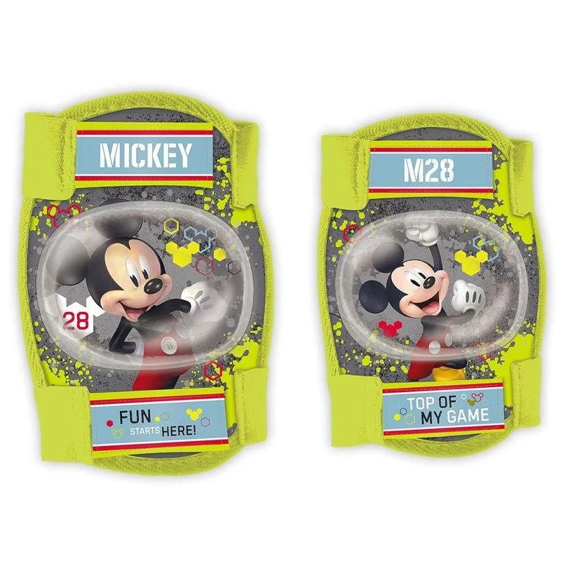 D térd és könyökvédö gyerek mickey neon zöld térd és könyökvédö gyerek disney mickey
