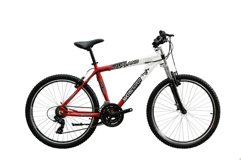 Neuzer neuzer alu mtb kerékpár eco ffi 21 fehér/piros dupla vállas villával is elérhető