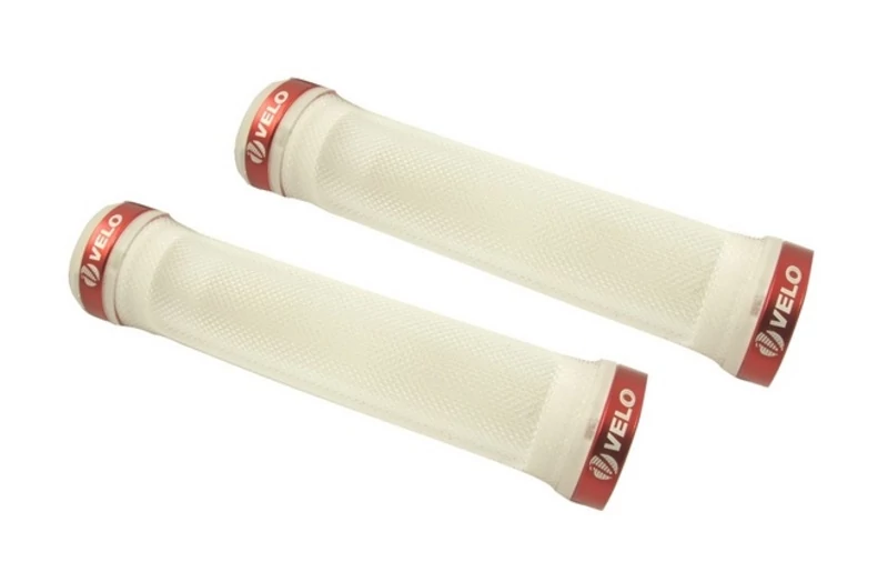 Velo markolat mtb 135mm gél fehér/transzparent piros rögzítő