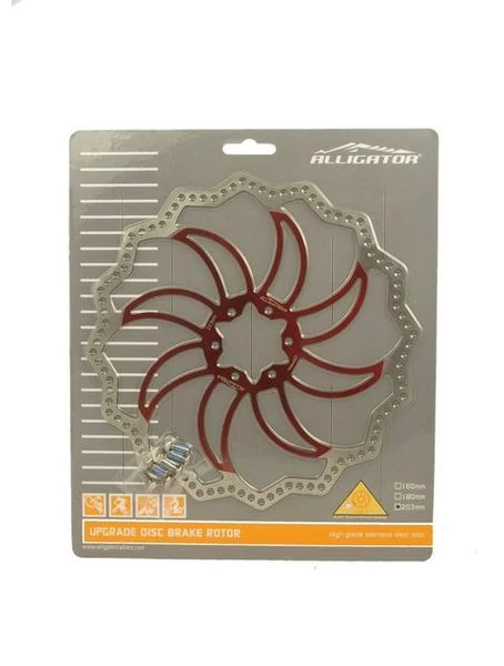 Alligator féktárcsa 203mm starlite piros alligator, hkr20rd