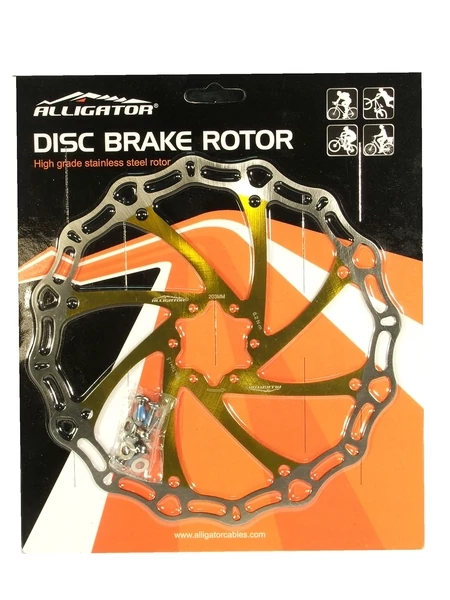 Alligator féktárcsa 203mm crown sárga alligator hk-r29yw