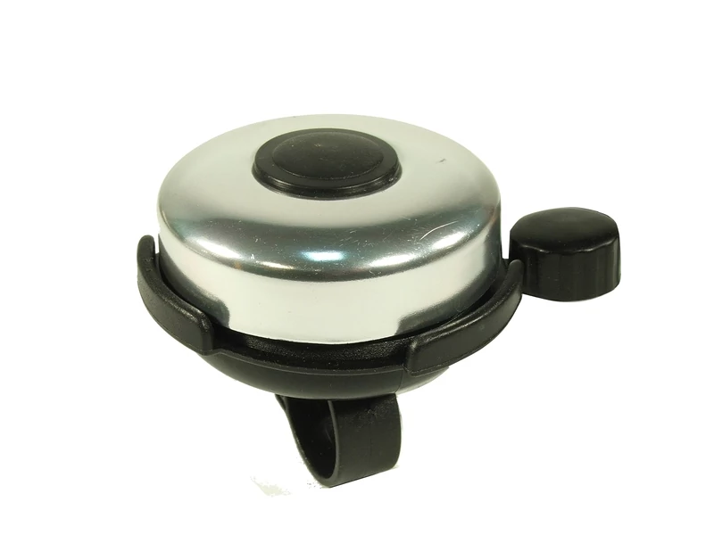 Kerékpár csengő 52mm acél/műanyag ezüst