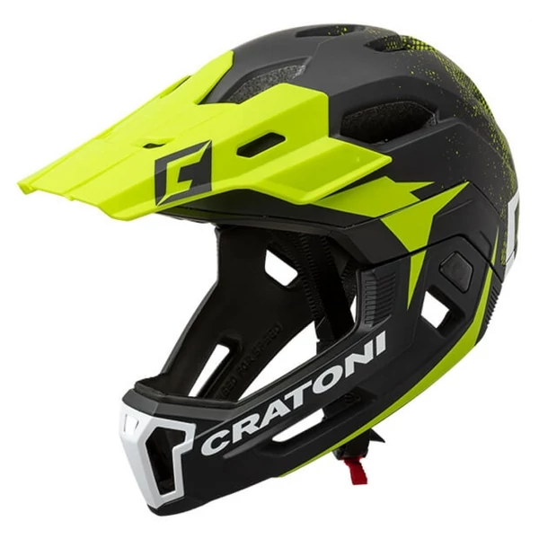 Cratoni sisak c-maniac 2.0 mx black- lime matt s/m (53-56 cm)