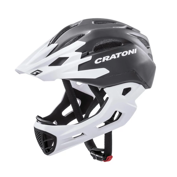 Cratoni sisak c-maniac black-white matt s-m 53-56cm  cratoni