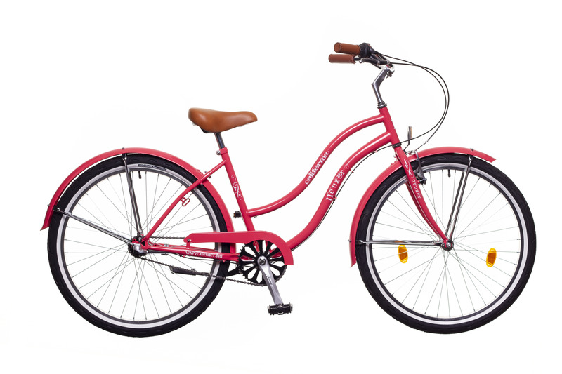 Neuzer california női városi kerékpár s. rózsaszín